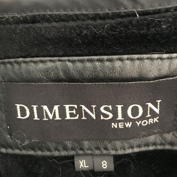 Dimension NY Lined Black Leather Jacket - Picture 5 of 5